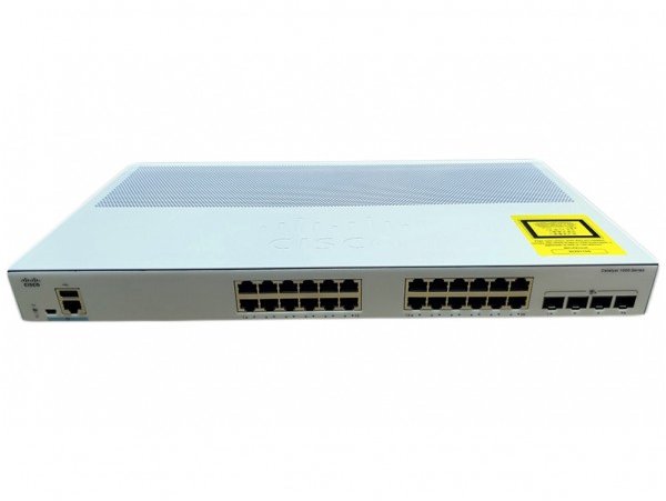 C1000-24T-4X-L Cisco Catalyst 1000 with 24x 10/100/1000 ports, 4x 10G SFP+